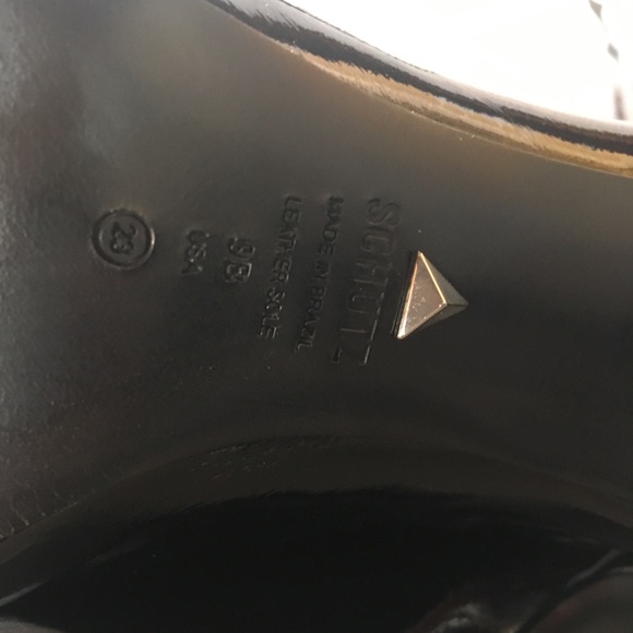 Schutz Kenia Black Patent Leather Booties - Picture 8 of 13